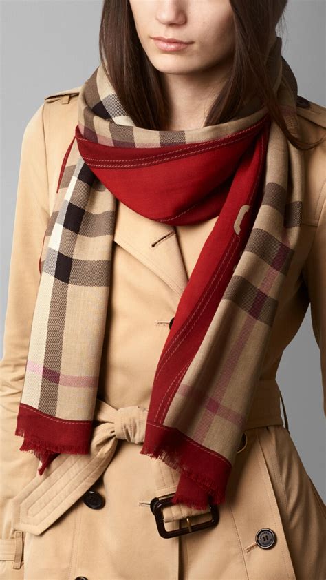 what to wear with burberry scarf|Burberry scarf shawl wrap.